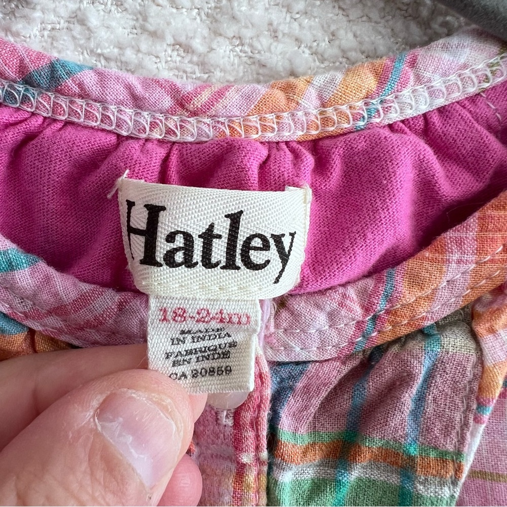 Hatley Baby Infant Patch Pinkโ Dress With Bodysuit Size 18-24 Months - Picture 2 of 10